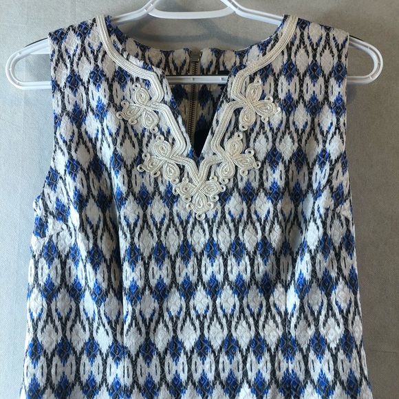 NYDJ size 2 dress lift and tuck technology spandex under multicolored career - Picture 8 of 9